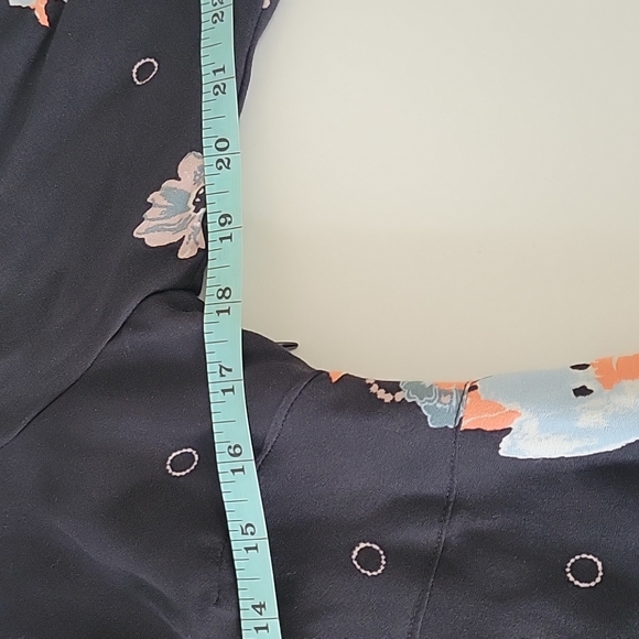 New Free People Womens Sunshadows Split-Sleeve Mini Dress Size 8 - Picture 13 of 16